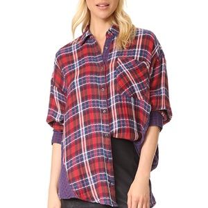 Free People One of the Guys Button Down